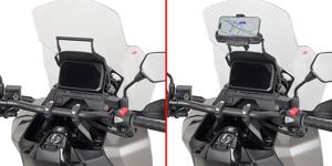 GIVI Accessoire steun, Accessoiresteun voor aan het stuur, FB1197