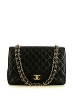 CHANEL Pre-Owned sac porté épaule Timeless Jumbo Classic Flap - Noir - thumbnail