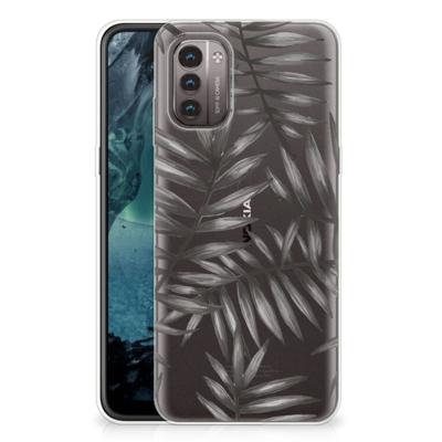 Nokia G21 | G11 | TPU Case | Leaves Grey Nokia G21 | G11 | TPU Case | Leaves Grey