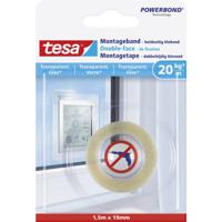 tesa GLASS 77740-00000-00 Montagetape tesa Powerbond Transparant (l x b) 1.5 m x 19 mm 1 stuk(s) - thumbnail