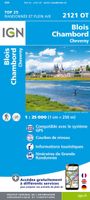Wandelkaart - Topografische kaart 2121OT Blois - Chambord - Cheverny | IGN - Institut Géographique National - thumbnail