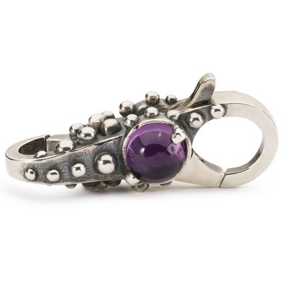 Trollbeads TAGLO-00088 Slot Paars en Groen zilver-amethist-aventurijn