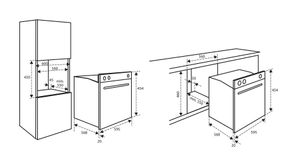 Inventum IMC6044RK magnetron Ingebouwd Combinatiemagnetron 44 l 900 W Zwart, Roestvrijstaal