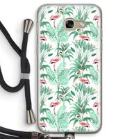 Flamingo bladeren: Samsung Galaxy A5 (2017) Transparant Hoesje met koord