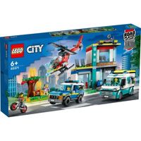 60371 Lego City Hoofdkwartier Van Hulpdienstvoertuigen - thumbnail