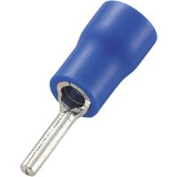 Conrad Components 93014c570 Stiftkabelschoen 1.50 mm² 2.50 mm² Deels geïsoleerd Blauw 100 stuk(s) - thumbnail