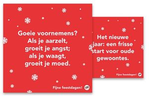 Omdenken Kerstkaarten