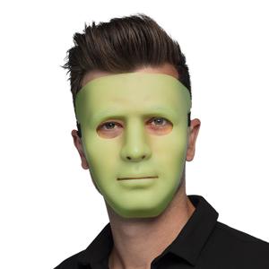 Glow in the dark masker - mime - gezichtsmasker- Halloween/verkleed - carnaval - volwassenen