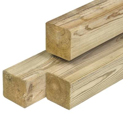 Paal Midden-Europees grenen 8,8x8,8x240 cm Tuindeco - Tuindeco