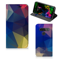 LG G8s Thinq Stand Case Polygon Dark - thumbnail