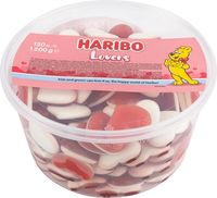 Haribo Lovers snoepgoed, pot van 150 stuks - thumbnail