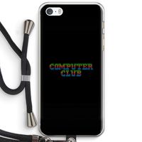 Retro: iPhone 5 / 5S / SE Transparant Hoesje met koord