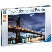 Ravensburger Puzzel New York Stad Nooit Slaapt 500 Stukjes - thumbnail