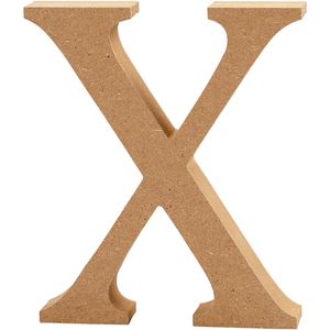 Creativ Company Letter X MDF 13cm, 1st.