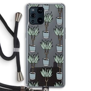Boompje: Oppo Find X3 Pro Transparant Hoesje met koord