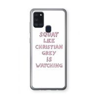 Christian Grey: Samsung Galaxy A21s Transparant Hoesje