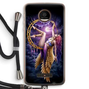 Aerial Angel: Motorola Moto Z Force Transparant Hoesje met koord