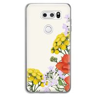 Wilde bloemen: LG V30 Transparant Hoesje