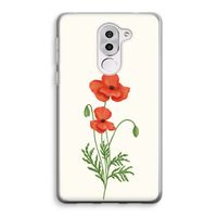 Red poppy: Honor 6X Transparant Hoesje