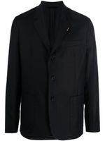 Paul Smith blazer boutonné à revers crantés - Bleu - thumbnail