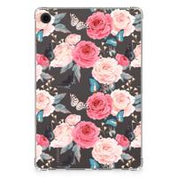 Samsung Galaxy Tab A9 Plus | Siliconen hoesje | Butterfly Roses