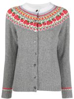 Mackintosh pull Killian en maille Fair Isle - Gris - thumbnail