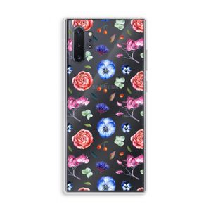 Bloemetjes: Samsung Galaxy Note 10 Plus Transparant Hoesje