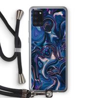 Mirrored Mirage: Samsung Galaxy A21s Transparant Hoesje met koord