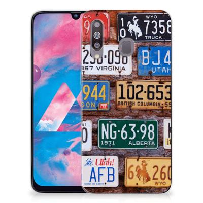 Samsung Galaxy M30 | Siliconen hoesje | met foto Kentekenplaten
