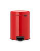 Brabantia pedaalemmer newlcon 5 liter passion red - thumbnail