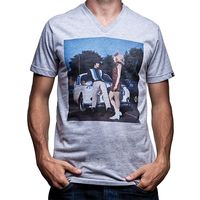 COPA Football - El Beatle V-Neck T-shirt - Grey Melee