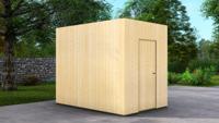 Poolhouse Trendy 204x304 cm - onbehandeld- Plat dak- - Van Kooten Poolhouse Trendy 204x304 cm - onbehandeld- Plat dak- - Van Kooten
