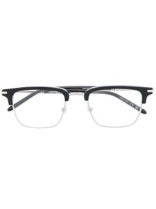 Montblanc lunettes de vue à monture structurée - Noir
