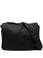 Guidi sac à bandoulière en cuir - Noir