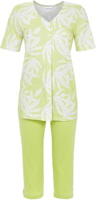 Elegante flora pyjama groen