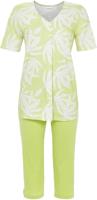 Elegante flora pyjama groen