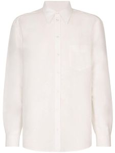 Dolce & Gabbana chemise à boutonnière - Blanc