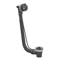 IVY Badoverloopset - Geborsteld RVS 316 Carbon Black PVD