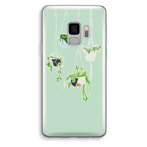 Hang In There: Samsung Galaxy S9 Transparant Hoesje