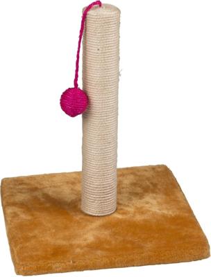 Maxxpro Pet toys krabpaal met balletje hout 30 x 35 cm