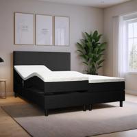 OP=OP Elektrische boxspring Basic 180 x 200 Skaileer Zwart