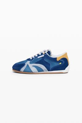 Retro leren sneaker - GREEN - 39