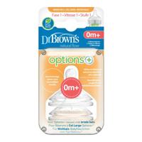 Dr Brown&apos;s Options+ speen fase 1 brede halsfles