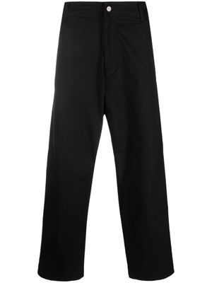 Emporio Armani pantalon chino ASV en gabardine - Noir