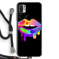 Lip Palette: Xiaomi Redmi Note 10 5G Transparant Hoesje met koord