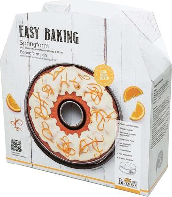 Bakvorm met uitneembare bodem - BIRKMANN - EASY BAKING - Koolstofstaal - Antiaanbaklaag - 2 bodems - 26 x 26 x 9 cm Bakvorm met uitneembare bodem - BIRKMANN - EASY BAKING - Koolstofstaal - Antiaanbaklaag - 2 bodems - 26 x 26 x 9 cm