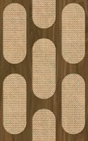 Novamur Leyla Behang met rotan en hout patroon - 81637