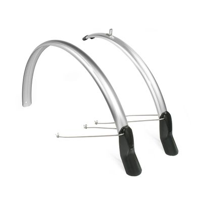 Euro Fender scatto spartbordset 51mm - 28 inch zilver