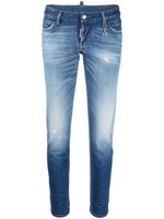 DSQUARED2 jean slim à effet délavé - Bleu