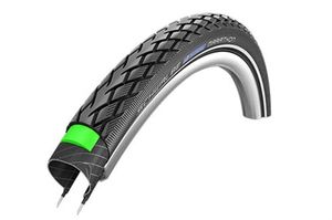 Schwalbe buitenband green marathon greenguard 20 x 1.75"/ 47-406mm zwart met reflectie